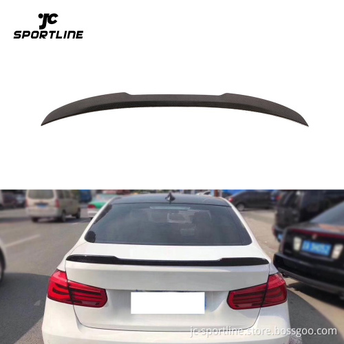 Carbon Fiber Rear Trunk Spoiler Compatible with BMW 3 Series F30 F35 F80 318i 320i 325i 328i 330i 335i 340i (2013-2018)